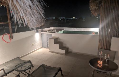 Cancun House | Habitación, Terraza, AC, Wi-Fi