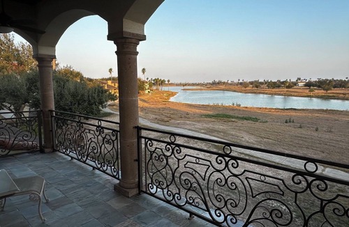 Mission House | Hacienda Lakeview Retreat: Pool, Fireplace, Hot Tub + Theater Room