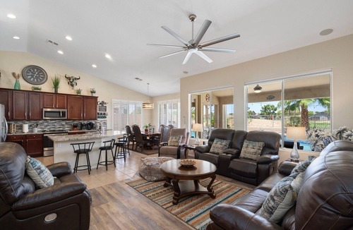 Coldwater Springs House | Heated Pool 88 degrees No Fee and Golf Course View!