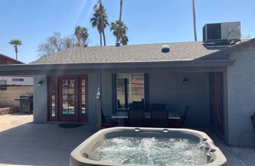 Villa De Paz House | Heated Pool, Hot Tub, Golf, Private Putting Green, Backyard Retreat!