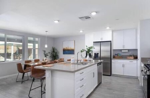 Desert Hot Springs House | Heated Pool, Hot Tub, BBQ, Stepdown Firepit, Golf Nearby, Chilled Salt Pool|Luxury Firepit| Near Gol.