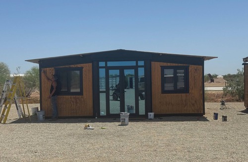 Wittmann Cabin | Horse camp casita in wittmann, Arena, Stalls, pool table, pickleball courts!