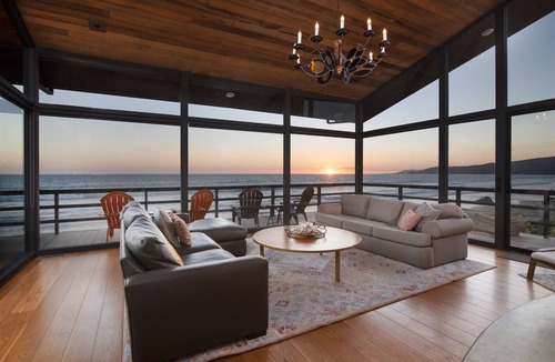 Cayucos House | Iconic Oceanfront Cayucos Beach Home, Panoramic View Room, Wrap Around Deck, and