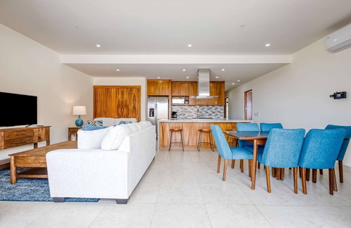 Libertad Apartment | Immaculate stay with stunning views, balcony, plus on-site pool & gym