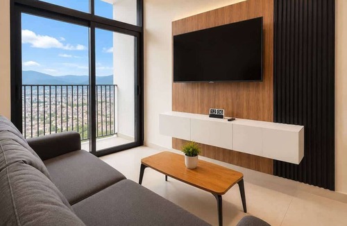 Monterrey Apartment | Increíbles Vistas/Parking/BBQ/5Px/Frente Arena Mty