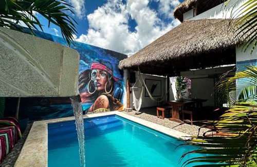 Colonia Adolfo Lopez Mateos Apartment | La Perle Noire | BN - Terasse et Piscine