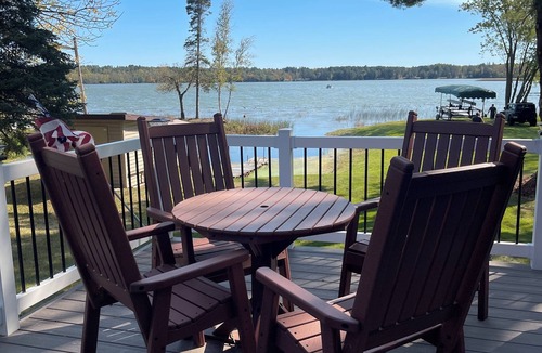 Backus Cabin | Lake cabin 2-bedroom sleeps 6. 1/2 mile from trails. Backus with private dock.