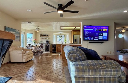 Victorville House | Lakeside Paradise - Hot Tub, Dock, 5bdrm, Firepit
