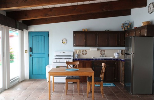 La Fonda Apartment | Large beachfront loft apartment in gated community Playa La Misión with deck.
