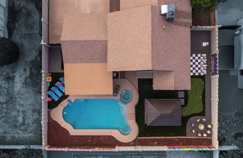 Mesa House | Luxe Oasis! Heated Pool, Spa, Theater, Game room, Sauna & Gym!