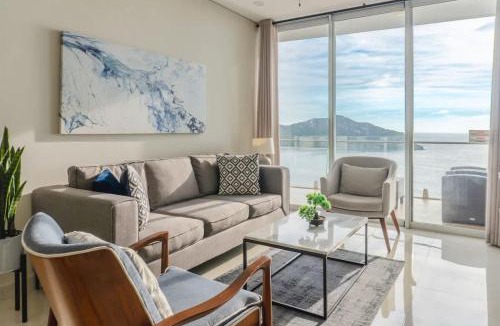 Zona Dorada Apartment | Luxe Oceanfront Condo in Golden Zone