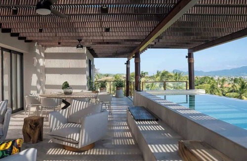 Punta de Mita Apartment | Luxury 3BR Escape: Golf Cart, Maid Service & Club Access
