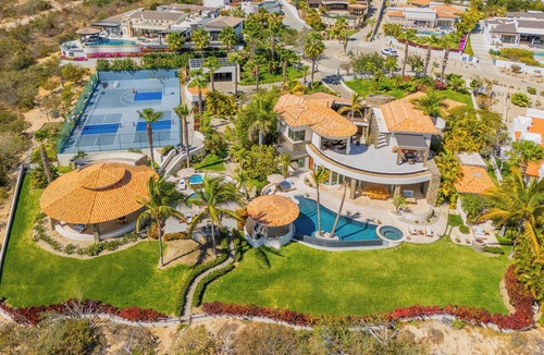 San Jose del Cabo Villa | Luxury Fundadores Oceanview Villa – Private Pool, Pickleball Courts, Sleeps 16+