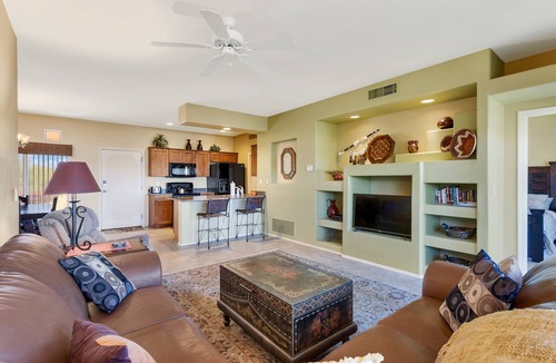 Rancho Vistoso Condo | Luxury Vistoso Resort Casita overlooking Nature Preserve-VIEWS! Heated pool, spa
