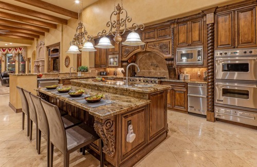 Las Sendas House | Mesa LUX + Views: King Beds, TVs & Private BAs All BRs; Pvt POOL/Spa, Putting Green, Roof Deck