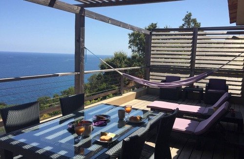 Porto-Vecchio Villa | Mini-villa VUE MER Panoramique 180°, À 5 Minutes DE LA Plage