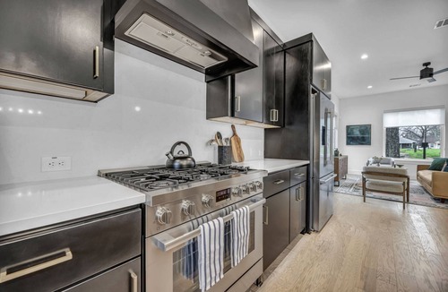 Blackshear-Prospect Hill House | Modern Eastside Home with Gourmet Kitchen, 3 Floors, Game Room, Walk to restaurants and bars