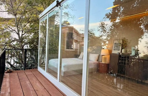 Hollywood Hills West Apartment | Modern Hilltop Studio with Panoramic City & Sunrise Views