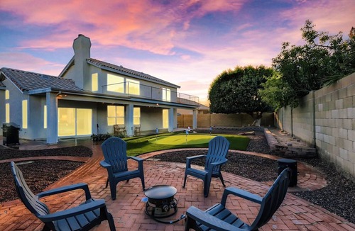 Arrowhead Shores House | Modern Spacious Desert Getaway w/Hot Tub & Game Room