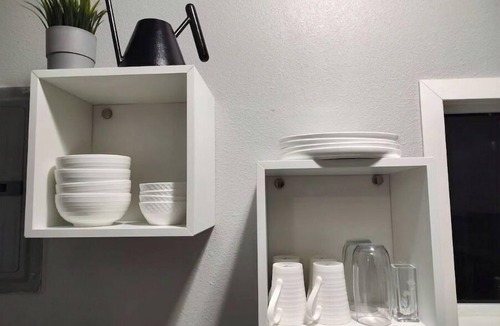 Las Vegas Apartment | Modern Studio Designed for Extended Stays - Private Bath, Kitchen, Entrance