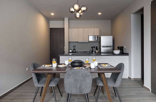 Monterrey Apartment | Mountain View in Valle Poniente, Rooftop Pool, Gym