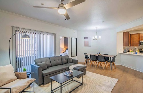 Glendale Sports and Entertainment District Apartment | Near State Farm Stadium | Pool, Gym, Balcony, W/D