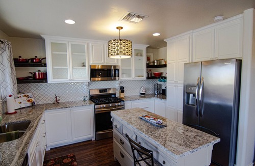 Mesa House | Newly built upper level casita with heated pool, Jacuzzi and state park views!