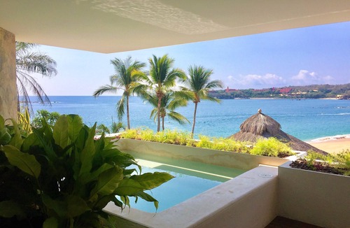 Santa Maria Huatulco Condo | Ocean/Beachfront Residence w/Pool