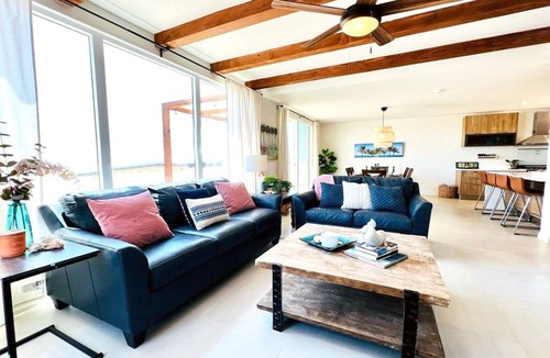 La Fonda Villa | Ocean View Villa between Rosarito & Ensenada steps from the beach, pet friendly!