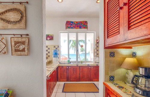 Akumal Condo | Oceanfront Living with Direct Beach Access and Lush Poolside Gardens!