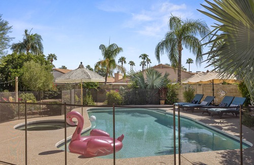 Paradise Park Vista House | Old World Hacienda style Scottsdale home with private pool.
