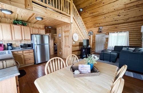 South Fork Cabin | On the river. Private patio. 2 large yards. Dog friendly. Stargazing