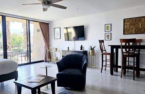 Palm Desert Condo | Palm Desert Studio at Shadow Mountain Resort.steps to El Paseo`s Charms