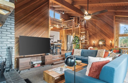 Fawnskin House | Panoramic Lake Views, Hot Tub, Game Room, Fire Pit | Lakeview Lodge by AvantStay