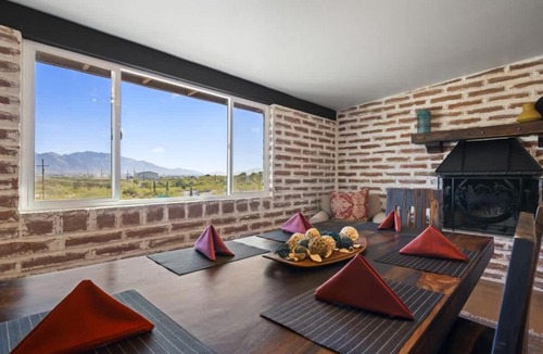 Tucson House | Panoramic Mountain Views Heated Pool 2 Kitchens Villa