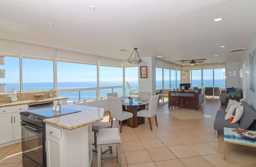 Rosarito Condo | PanoramicViews-CalafiaCondo-BeachAccess-Rosarito
