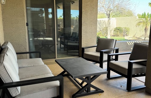 Pebblecreek House | Pebble Creek 2-bedroom plus office/bedroom. Fenced backyard.