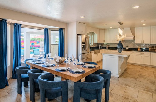 Peoria House | Peoria Resort! Spacious 7BR, Heated Pool, Theater, Hot Tub, Ping Pong & More!