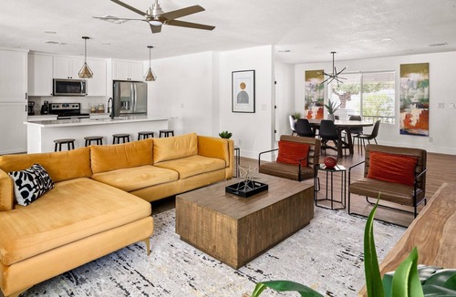 Shea North Estates House | Pet Friendly with Private Heated Pool, Fire Pit, Basketball and Volleyball Court