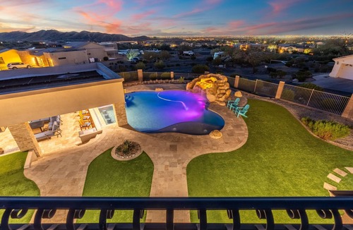 Laveen Village House | Phoenix Mansion w/Pool & Spa | Mtn & City Views