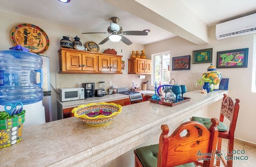 Akumal Condo | Poolside Garden Villa with Terrace & Beach Access