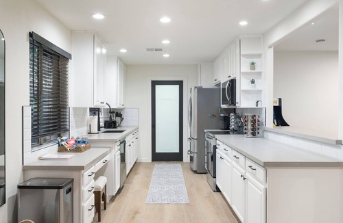 Melrose Paradise House | Poolside Oasis Retreat with Heated Pool Fire Pit Yard