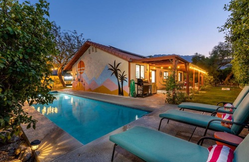 Desert Park Estates House | Poolside Palm Springs Paradise