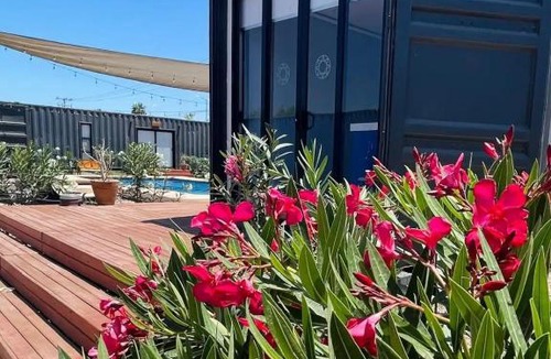 San Carlos Hotel | Precioso contenedor con alberca