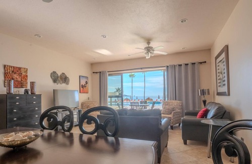 San Carlos Condo | Premier Playa Blanca Condo 108: 2 BR, 2BA, Beachfront,Ground Level