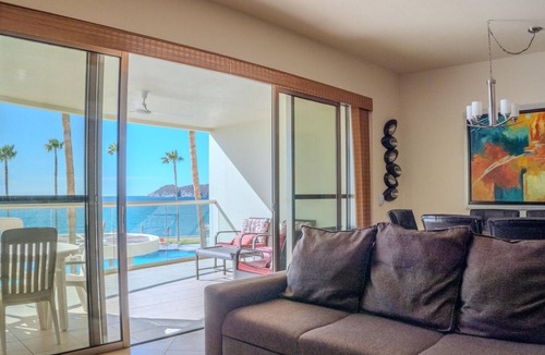 San Carlos Condo | Premier Playa Blanca Condo 204: 1BR,1.5BA,Beachfront,Ocean Views,Hotel Service