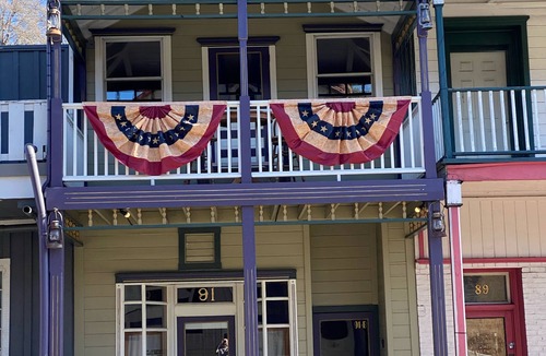 Sonora House | Private Balcony Overlooking Washington St in Downtown Sonora - Free Parking