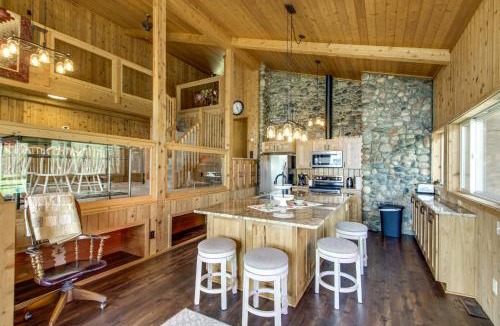 Puposky House | Private Dock & Gull Lake Access! Spacious Retreat