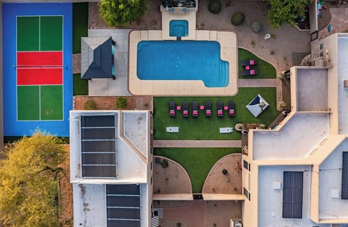 Central Scottsdale House | Private Pickleball Court Mountain Views Oasis