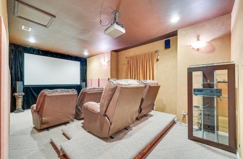 Palmhurst House | Private Theater & Pool: Spacious Mission Home